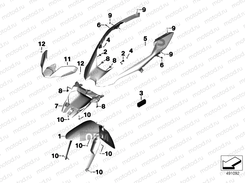 FRONT WHEEL FENDER