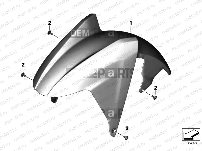 Front wheel fender