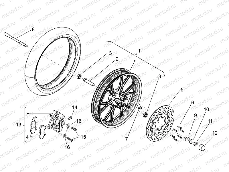 Front wheel II