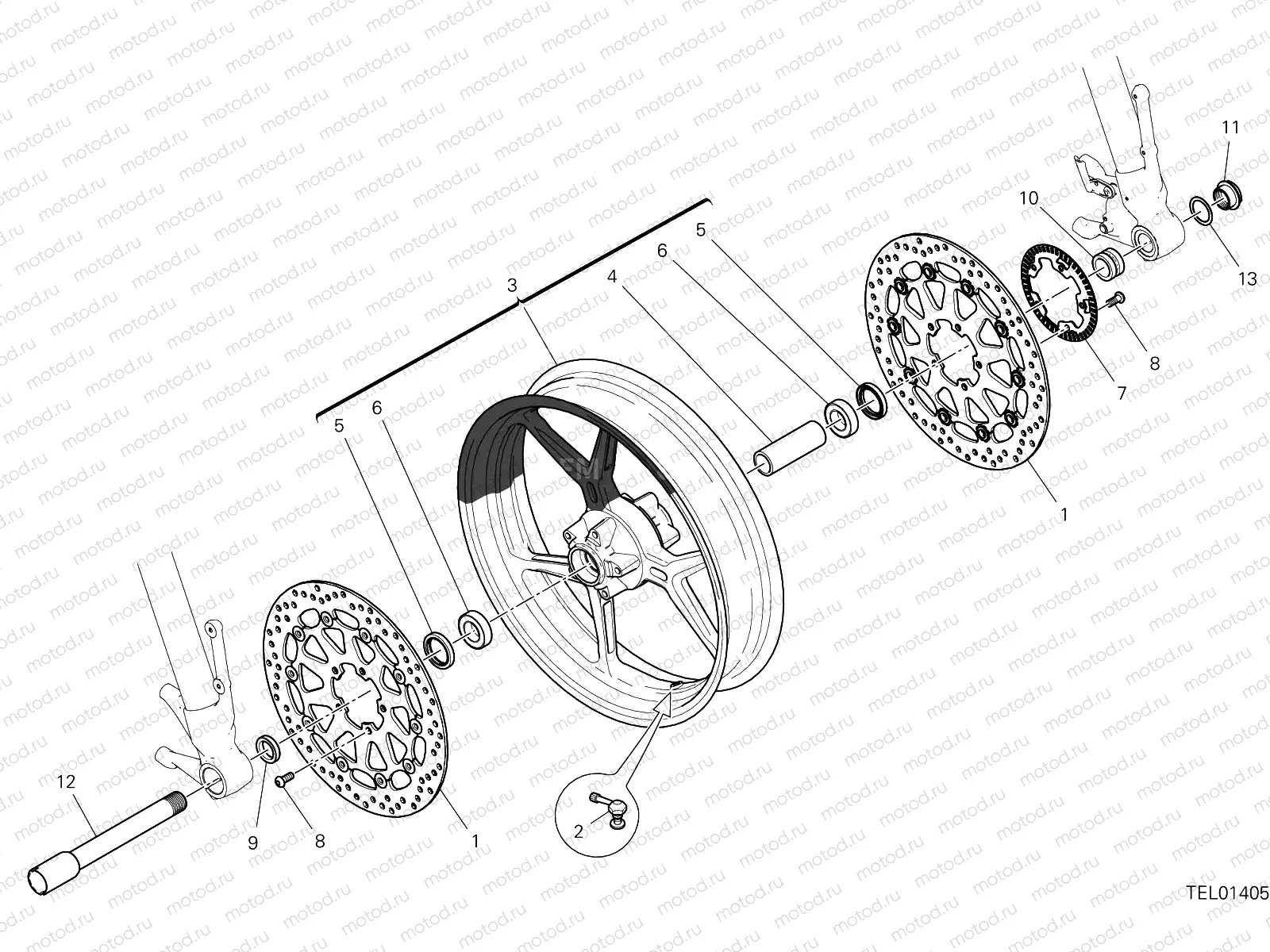 FRONT WHEEL [MOD:HYM RVE]