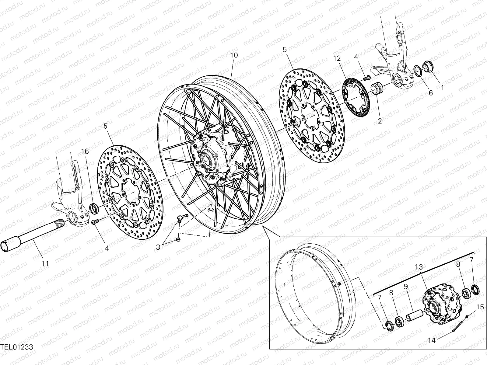 FRONT WHEEL [MOD:MS1260E]