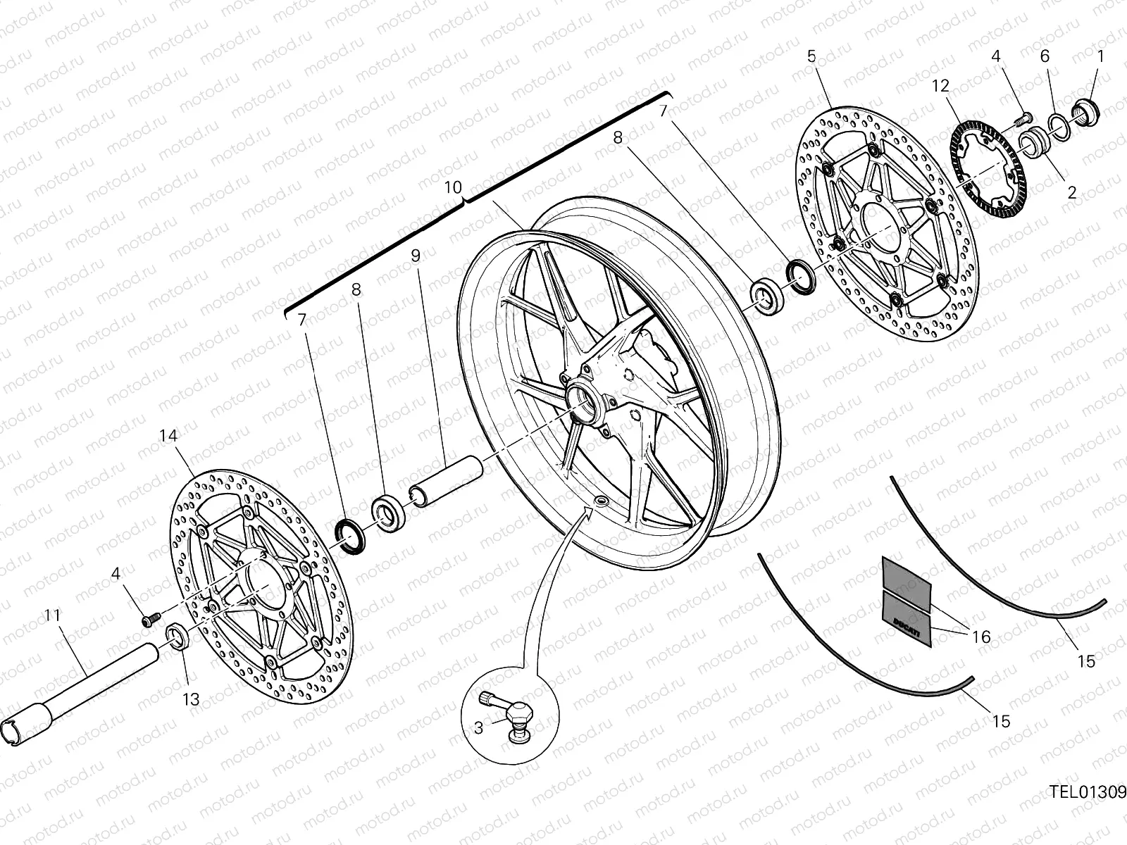 FRONT WHEEL [MOD:MS1260GT]