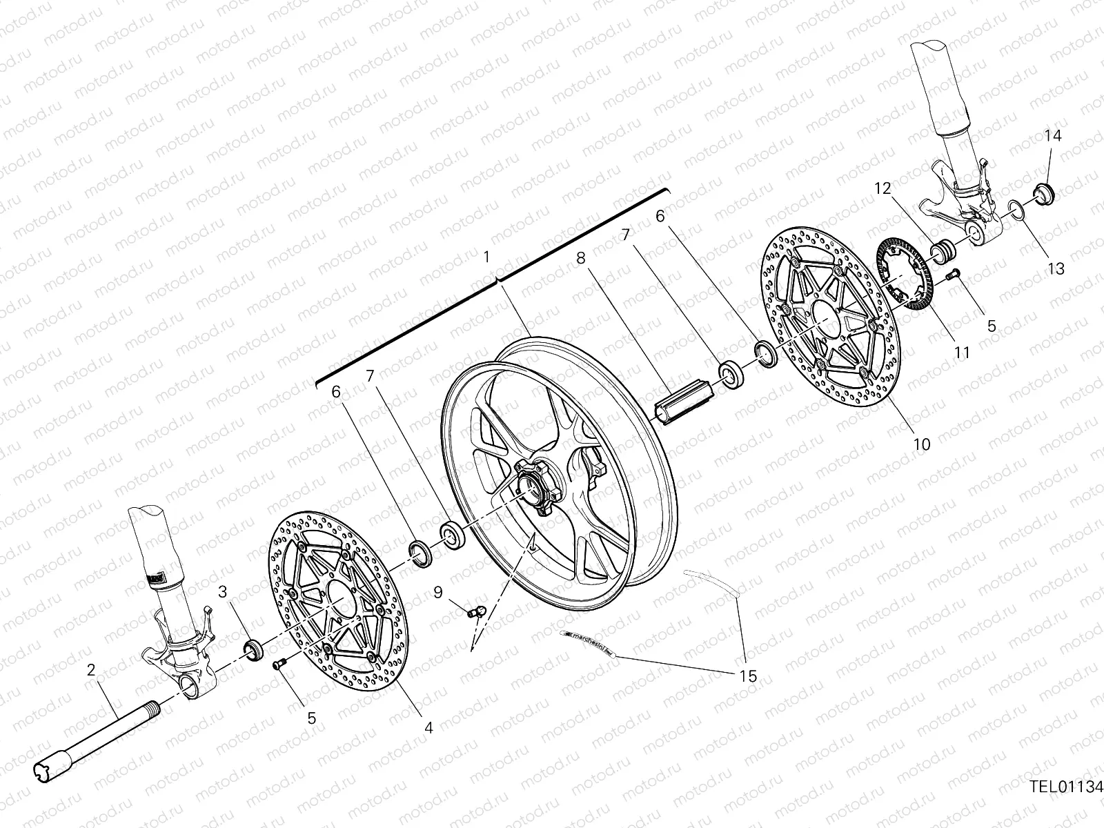 FRONT WHEEL [MOD:SFV4 S]