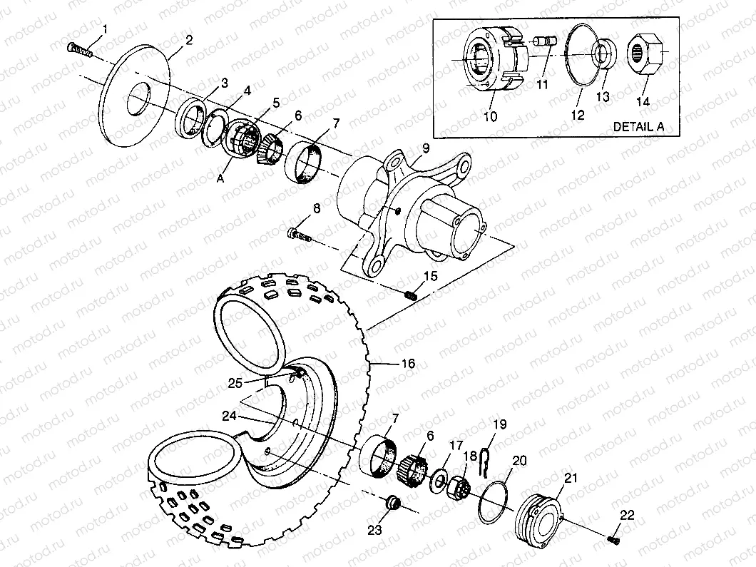 FRONT WHEEL - N98AE50D (4946394639b008) | FRONT WHEEL - N98AE50D (4946394639b008)