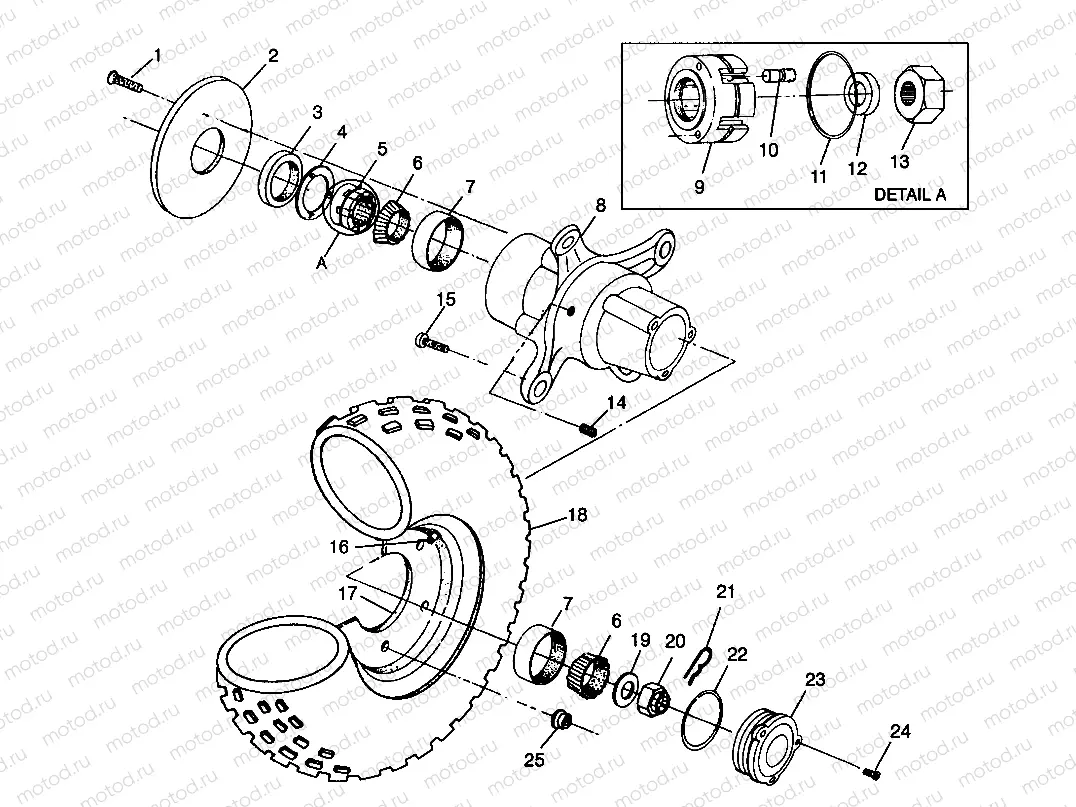 FRONT WHEEL - S98AC42E (4945214521B003) | FRONT WHEEL - S98AC42E (4945214521B003)