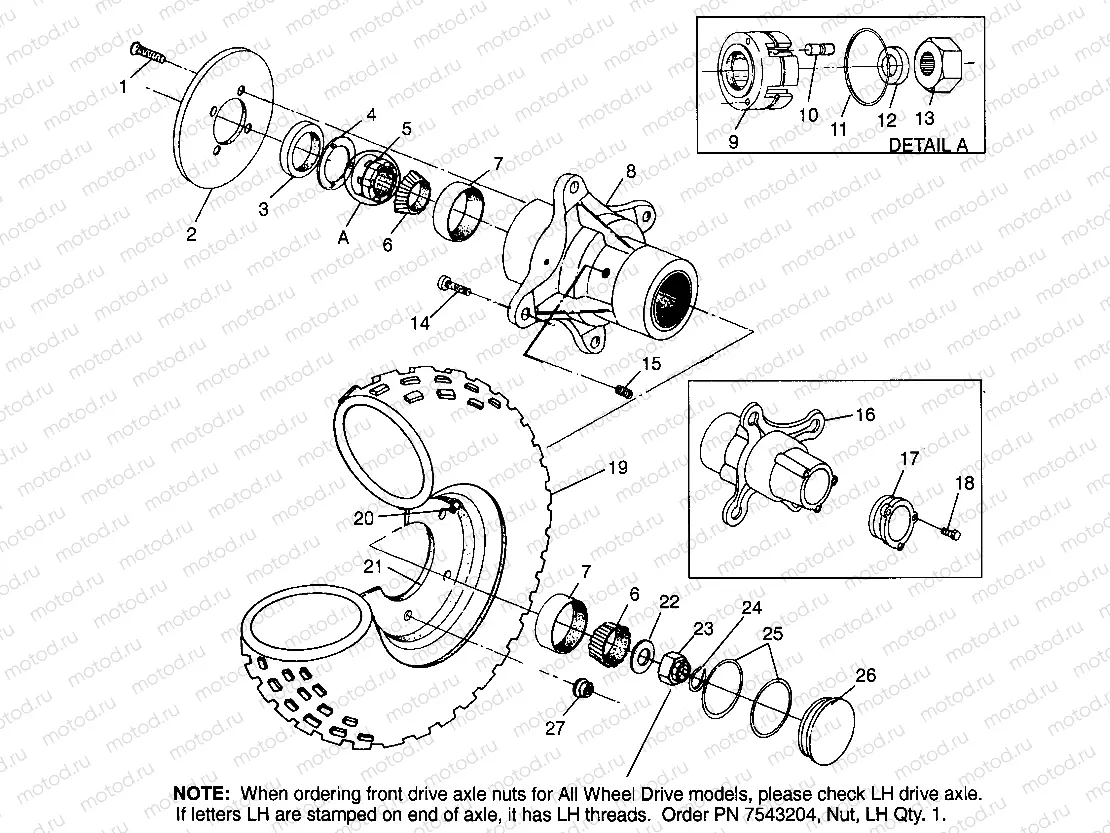 FRONT WHEEL Scrambler W967840 (4935823582B006) | FRONT WHEEL Scrambler W967840 (4935823582B006)