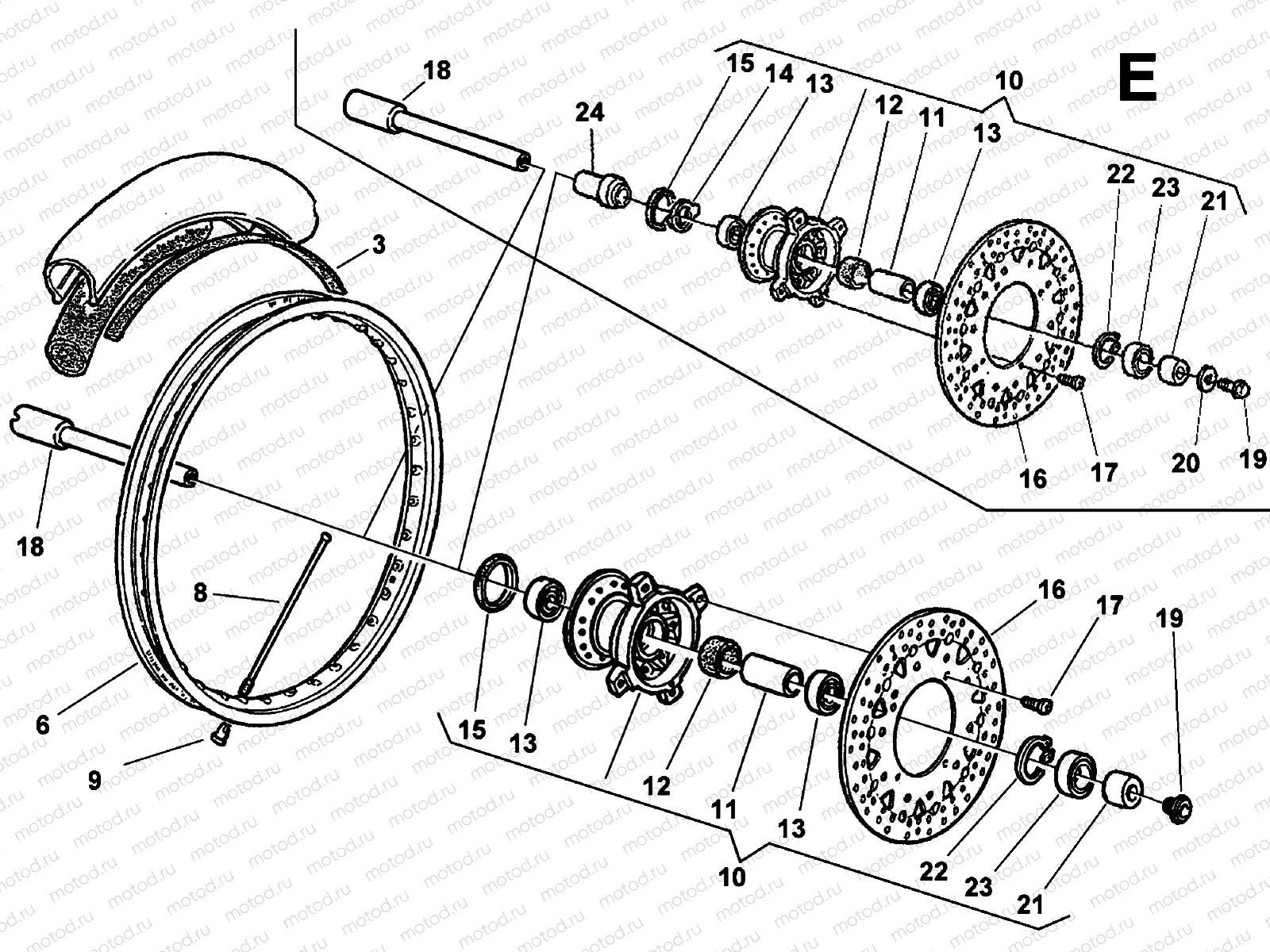 FRONT WHEEL (SMR)