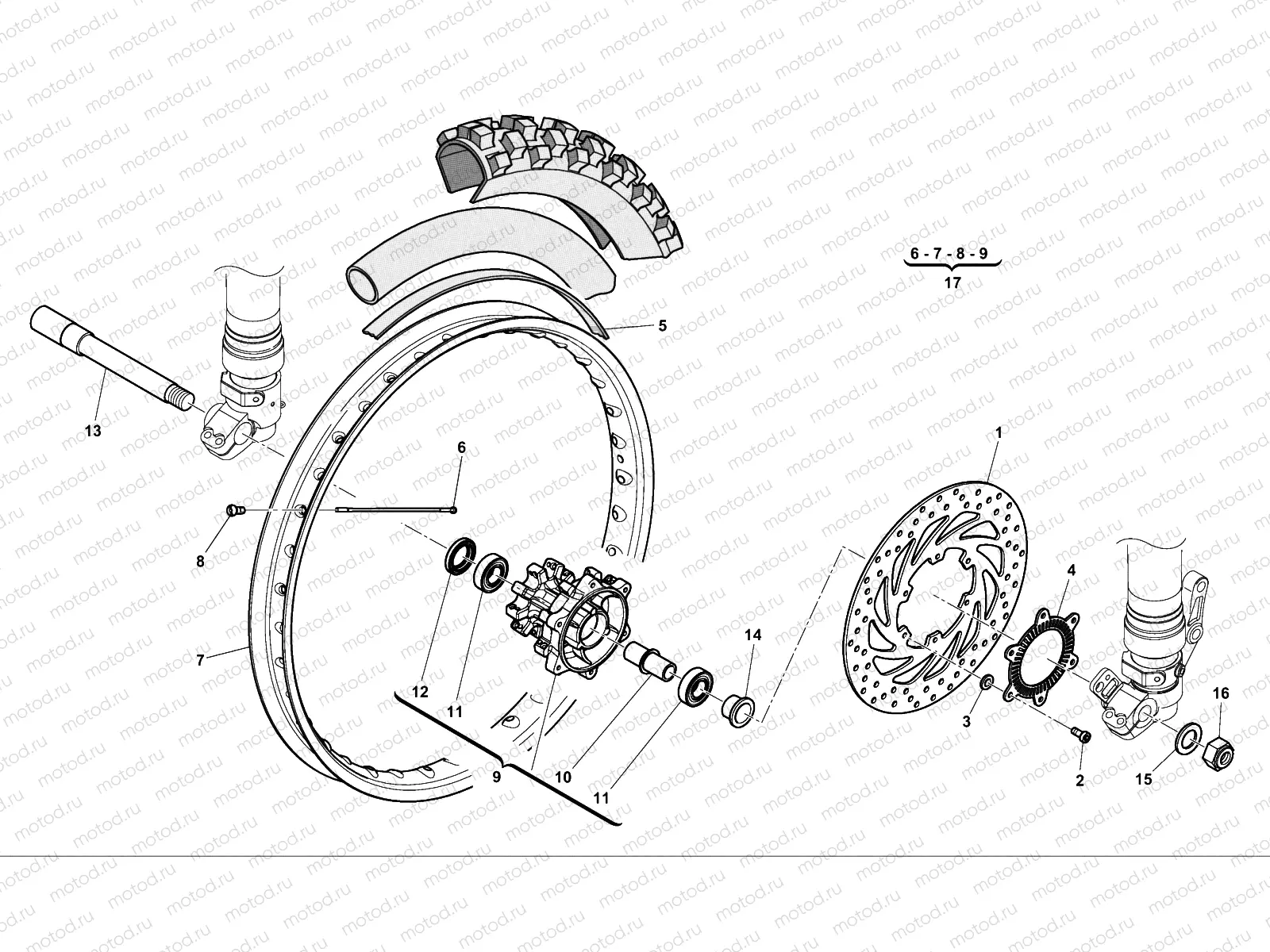 FRONT WHEEL (TERRA)