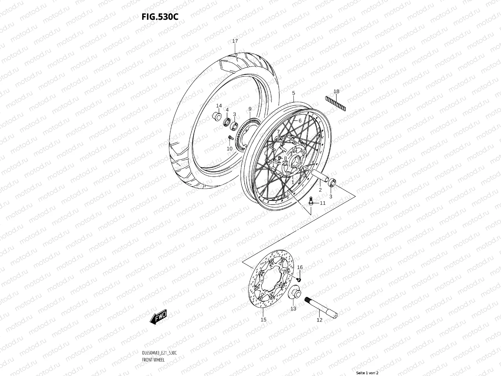 FRONT WHEEL (X)
