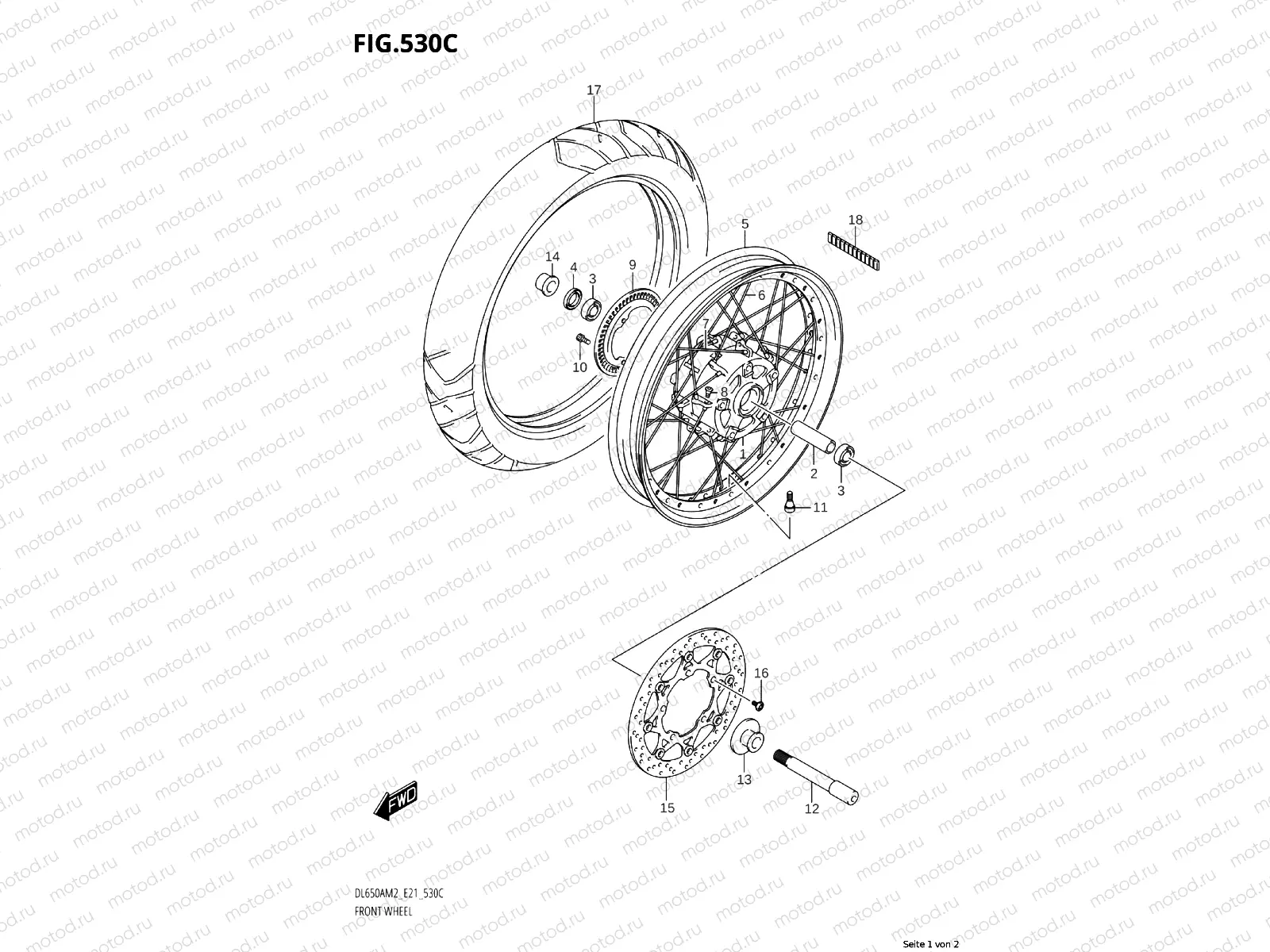 FRONT WHEEL (XAM)