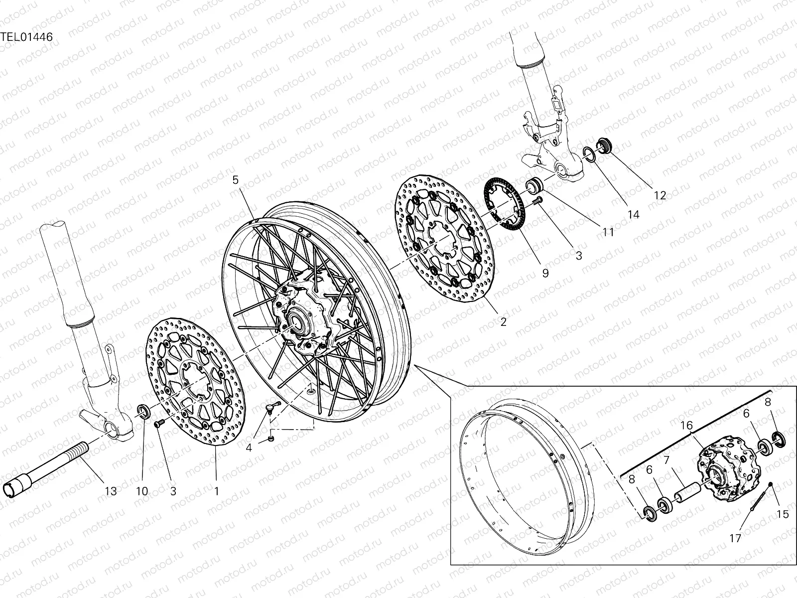 FRONT WHEEL [XCO:AGSW,DSSW,RSW]