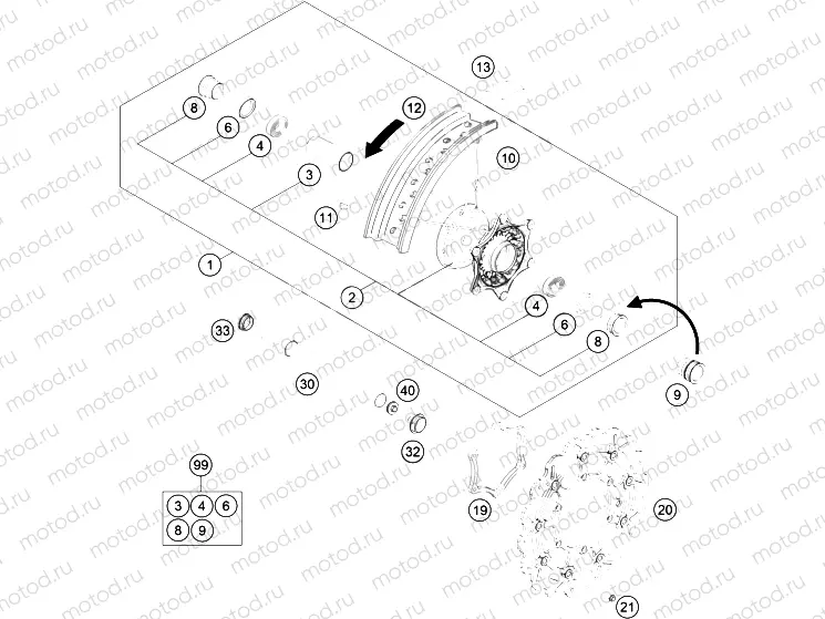 FRONT WHEEL|Frame|09