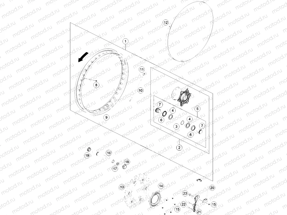 FRONT WHEEL|Frame|09