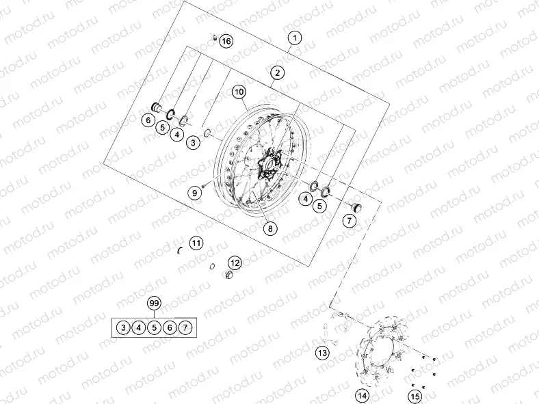 FRONT WHEEL|Frame|09