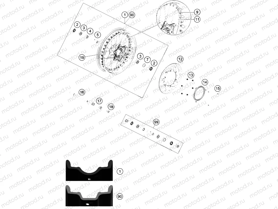 FRONT WHEEL|Frame|09