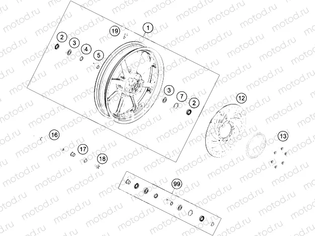 FRONT WHEEL|Frame|09