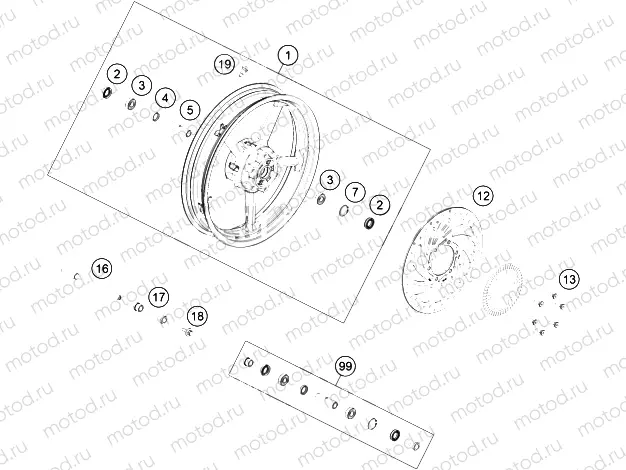 FRONT WHEEL|Frame|09