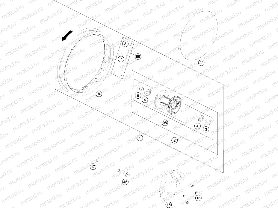 FRONT WHEEL|Frame|09