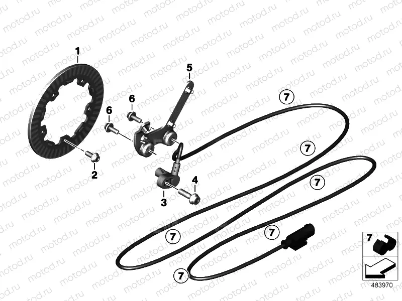 FRONT WHEELSPEED SENSOR