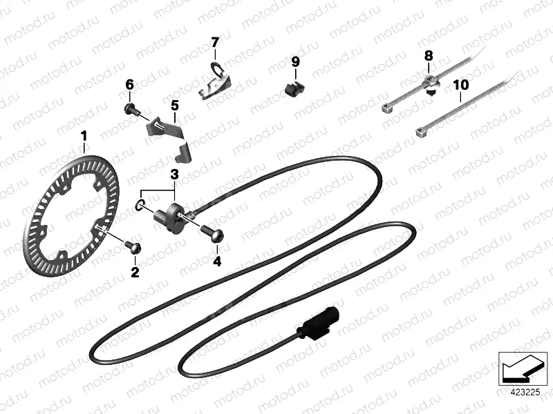 FRONT WHEELSPEED SENSOR