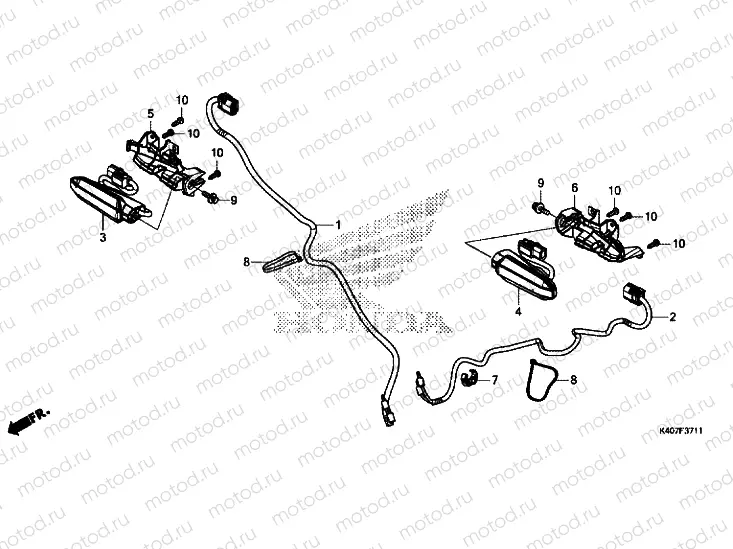 FRONT WINKER (NSS125ADK)