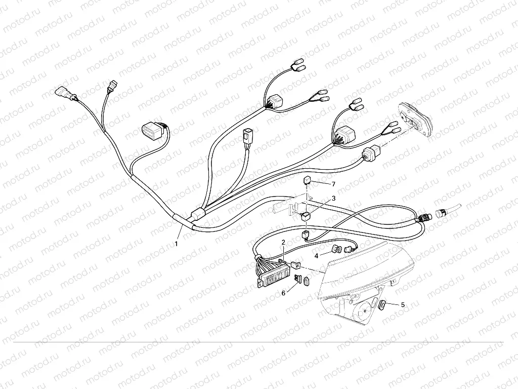 Front wiring