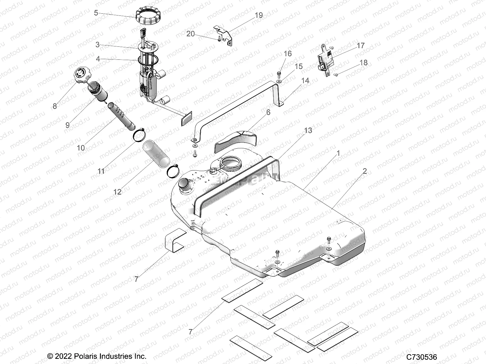 FUEL | FUEL, FUEL TANK - Z23R4E92A/92B (C0704573)