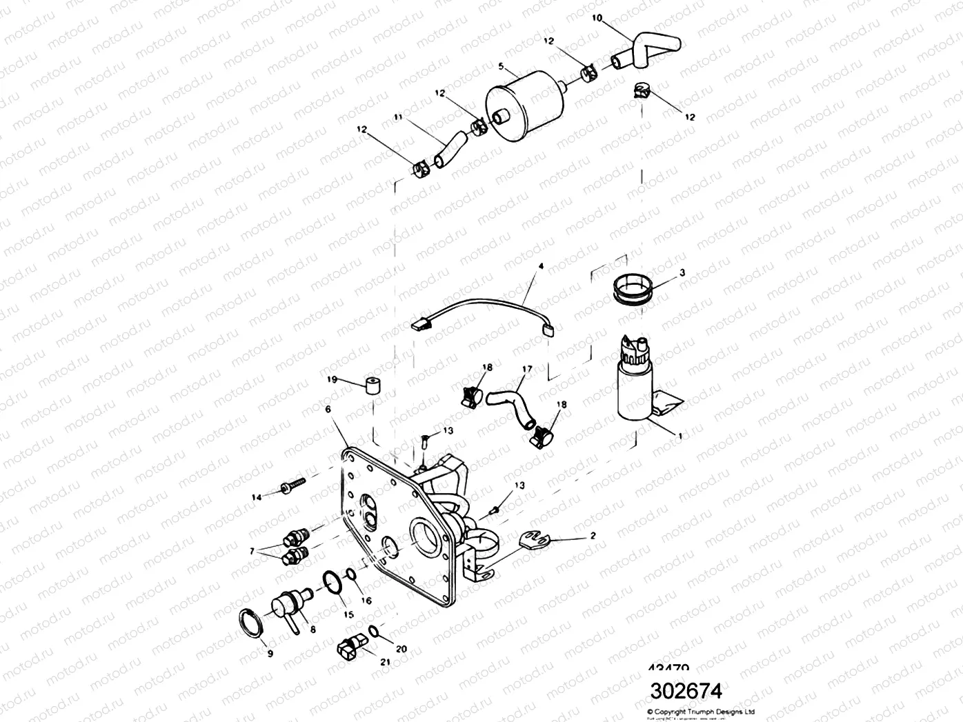Fuel Pump and Filter 72716