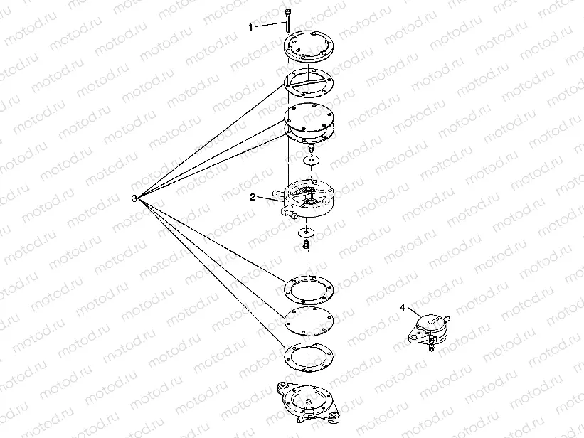 FUEL PUMP ASSEMBLY SL 650 / B934058 (4924732473029A) | FUEL PUMP ASSEMBLY SL 650 / B934058 (4924732473029A)