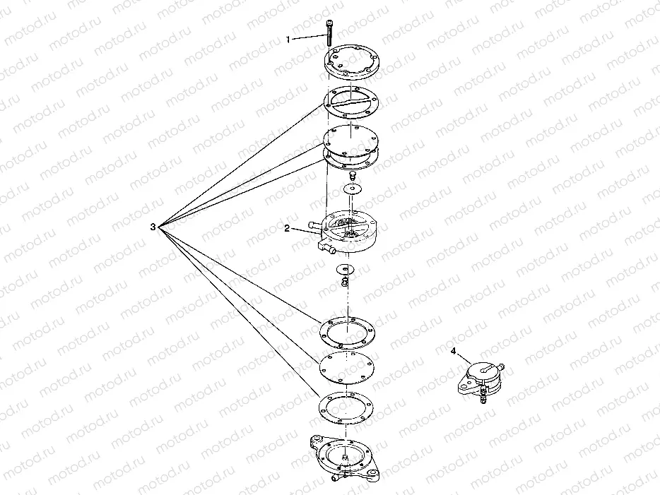 FUEL PUMP ASSEMBLY SL 650 B944058 (4926992699029A) | FUEL PUMP ASSEMBLY SL 650 B944058 (4926992699029A)
