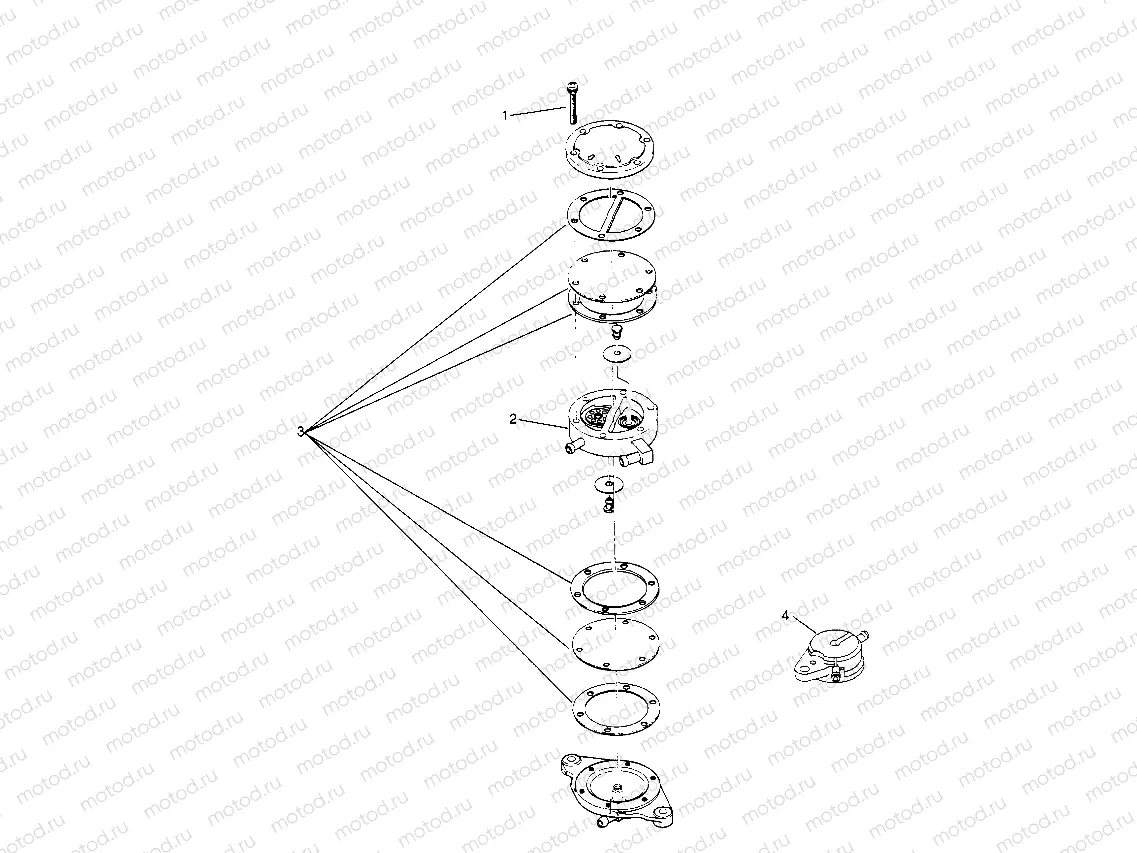 FUEL PUMP ASSEMBLY  SL 650 B954058 (4930483048C006) | FUEL PUMP ASSEMBLY  SL 650 B954058 (4930483048C006)