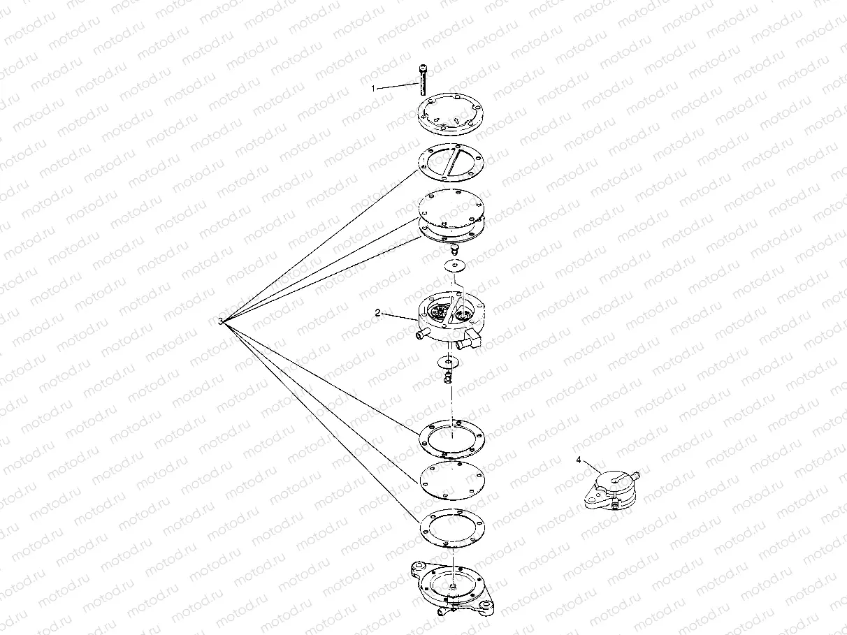 FUEL PUMP ASSEMBLY  SL 750 B954070 (4930523052C007) | FUEL PUMP ASSEMBLY  SL 750 B954070 (4930523052C007)