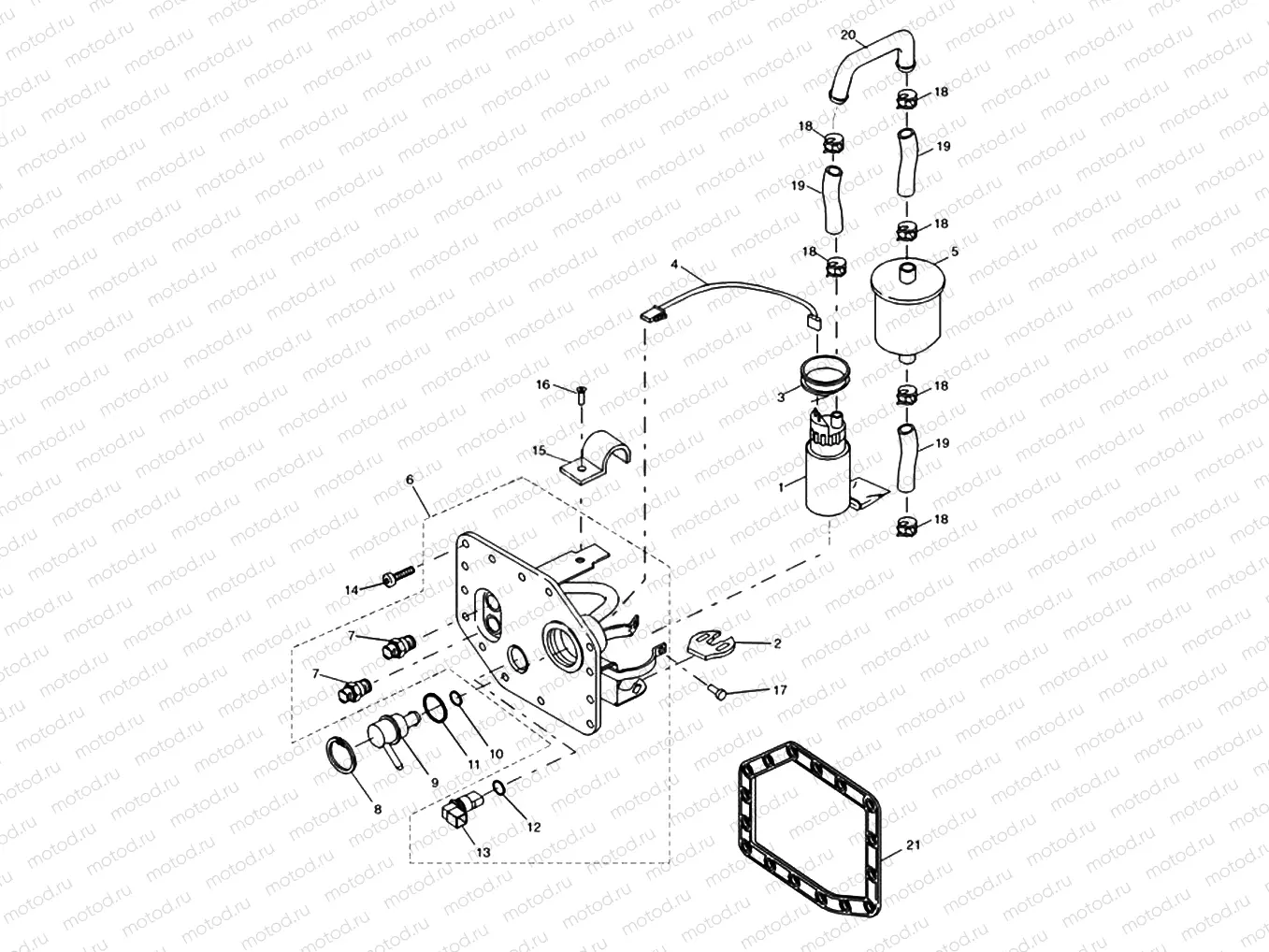 Fuel Pump & Filter 207554