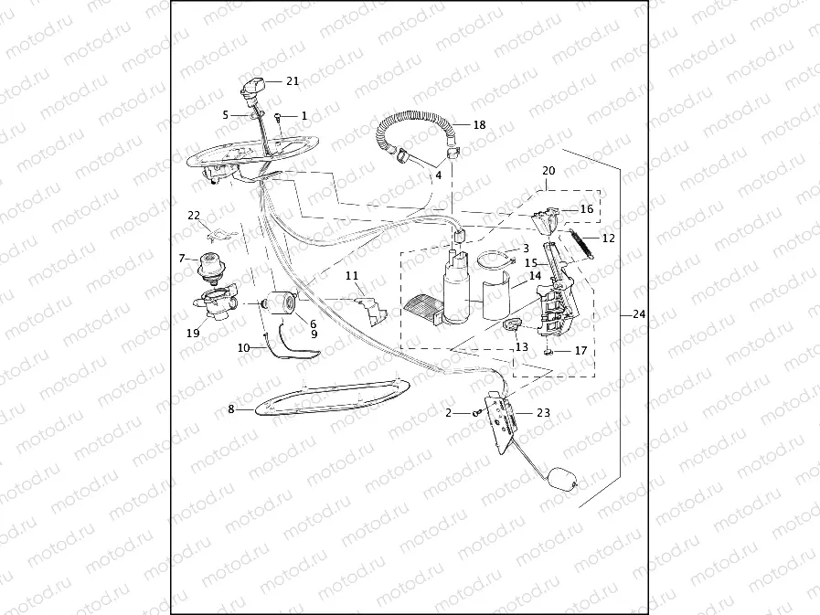 FUEL PUMP - FLHRI & FLHRCI