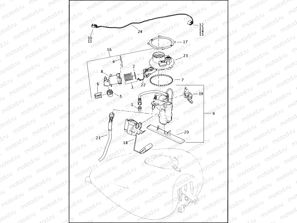 FUEL PUMP - FLHTP