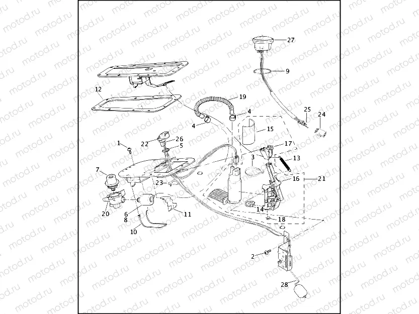 FUEL PUMP - FUEL INJECTED
