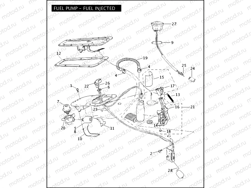 FUEL PUMP - FUEL INJECTED