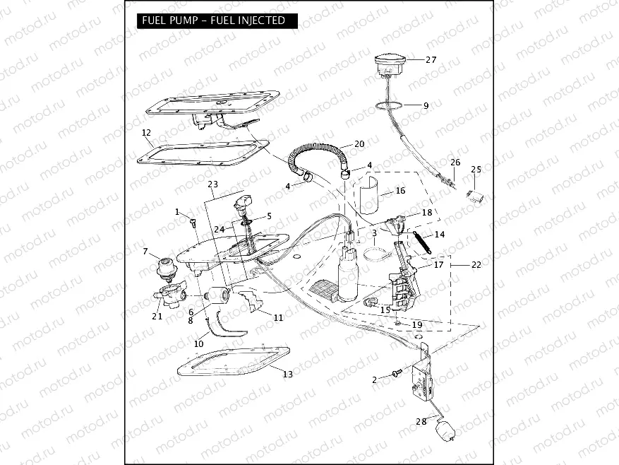 FUEL PUMP - FUEL INJECTED