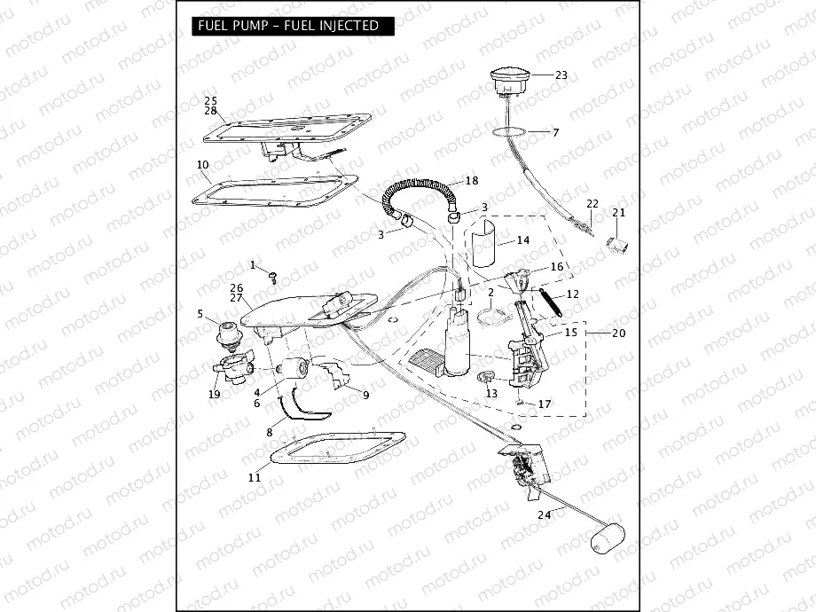 FUEL PUMP - FUEL INJECTED