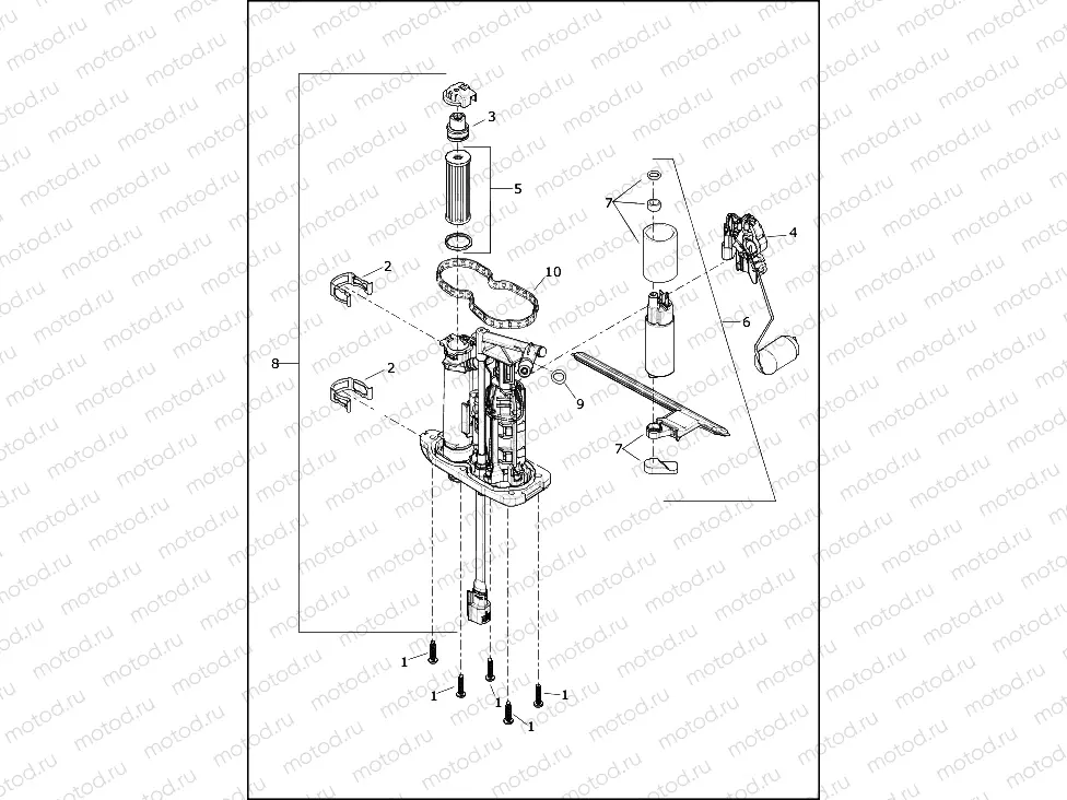 FUEL PUMP - FXBB, FXBRS, FXFB, FXFBS, FXST