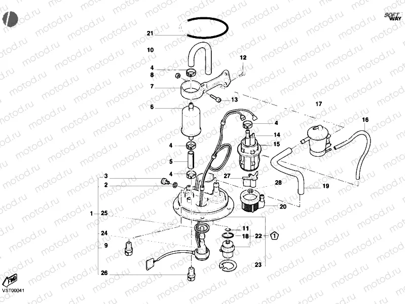 FUEL PUMP » TANK/SEAT