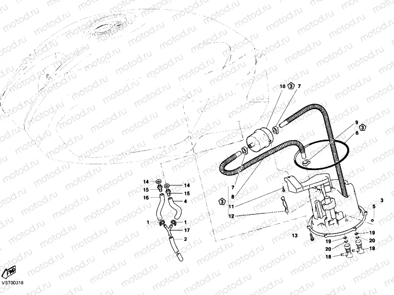 FUEL PUMP » TANK/SEAT