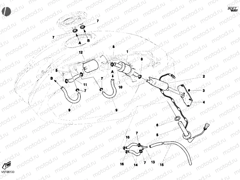 FUEL PUMP » TANK/SEAT