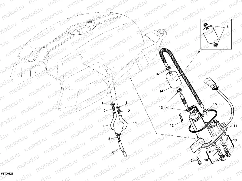 FUEL PUMP » TANK/SEAT