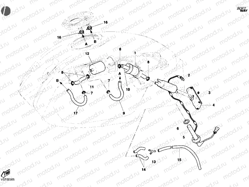 FUEL PUMP » TANK/SEAT