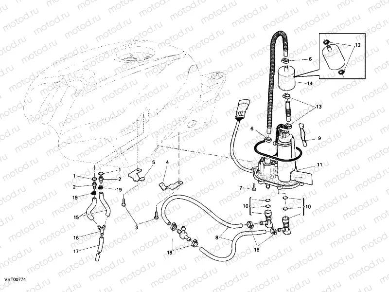 FUEL PUMP » TANK/SEAT