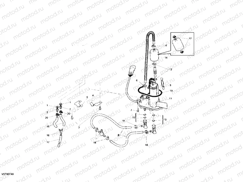 FUEL PUMP » TANK/SEAT