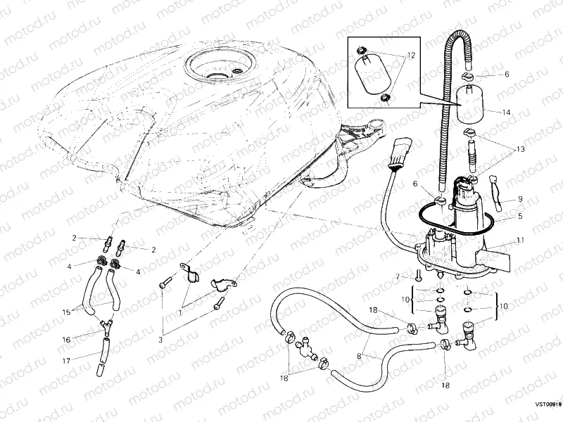 FUEL PUMP » TANK/SEAT