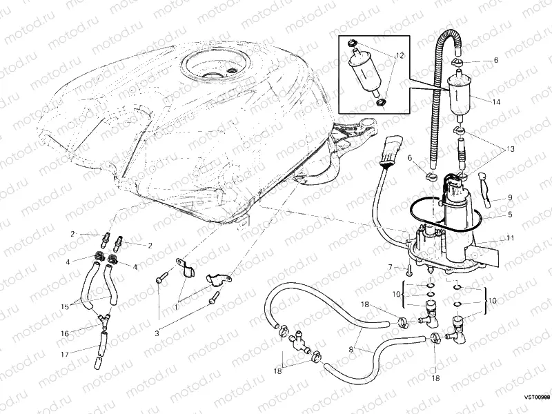 FUEL PUMP » TANK/SEAT