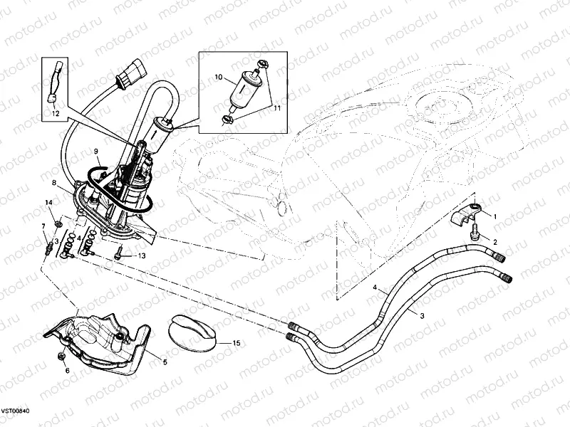 FUEL PUMP » TANK/SEAT